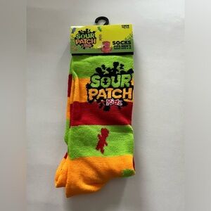 Sour Patch Kids Socks Fits Men’s Shoe Size 6-12